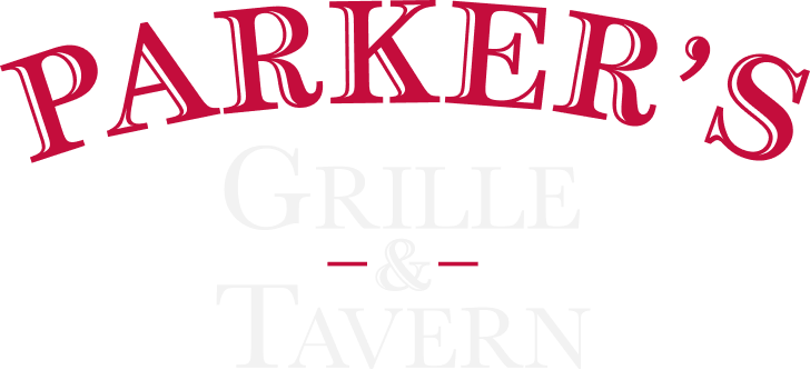 parker's grille and tavern branding in white