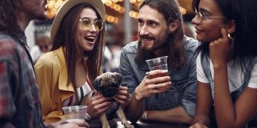 pups and patio event at parker's grille and tavern