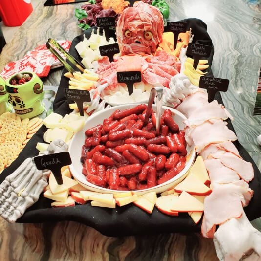 halloween buffet