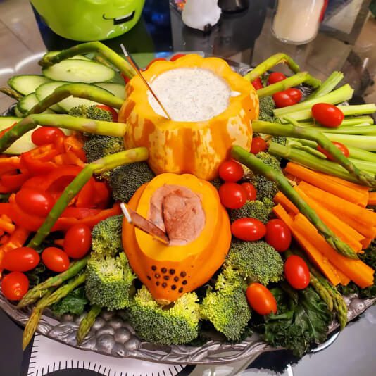 vegetable buffet